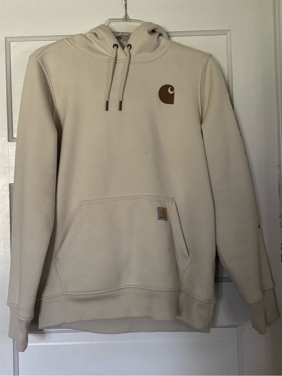 Carhartt Tops - Carhartt Cream Pullover Hoodie